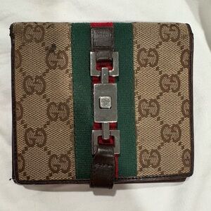 AUTHENTIC Gucci Sherry Jackie Compact Wallet